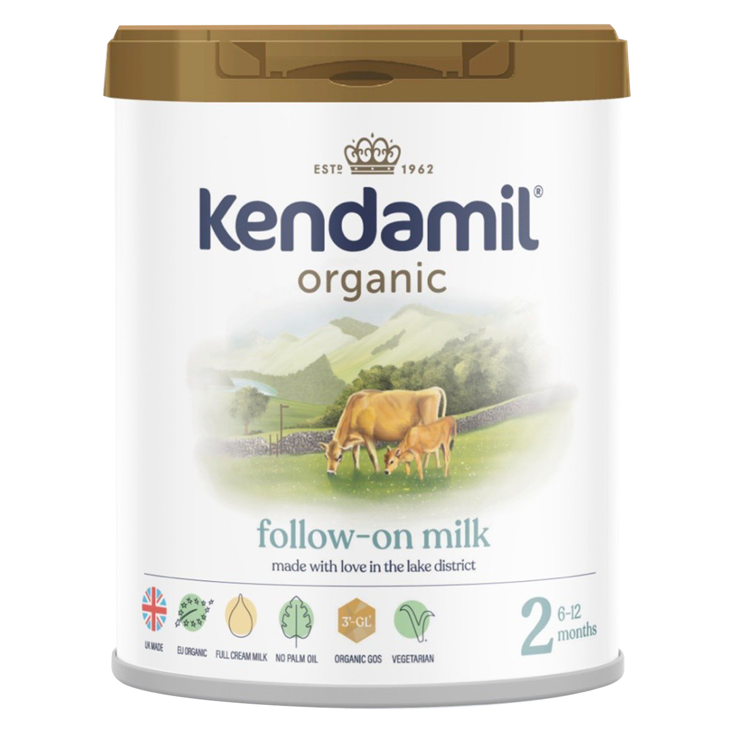 Sữa Kendamil Organic số 2 800g (6 - 12 tháng)