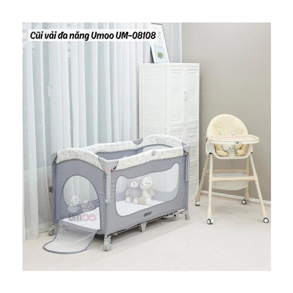 Nôi cũi vải đa năng Umoo UM- 08108