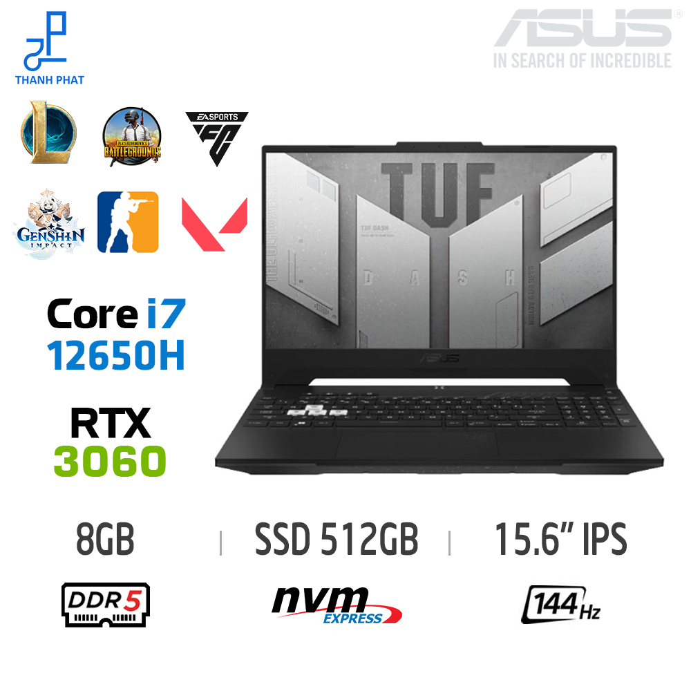 Laptop Asus Tuf Dash F15 FX517ZM-HN480W