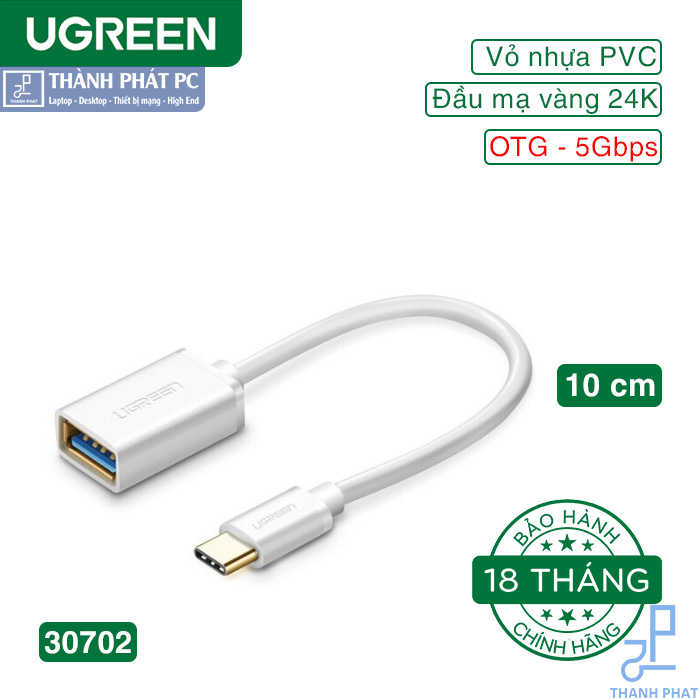 Cáp OTG USB Type-C to USB 3.0 Ugreen 30702