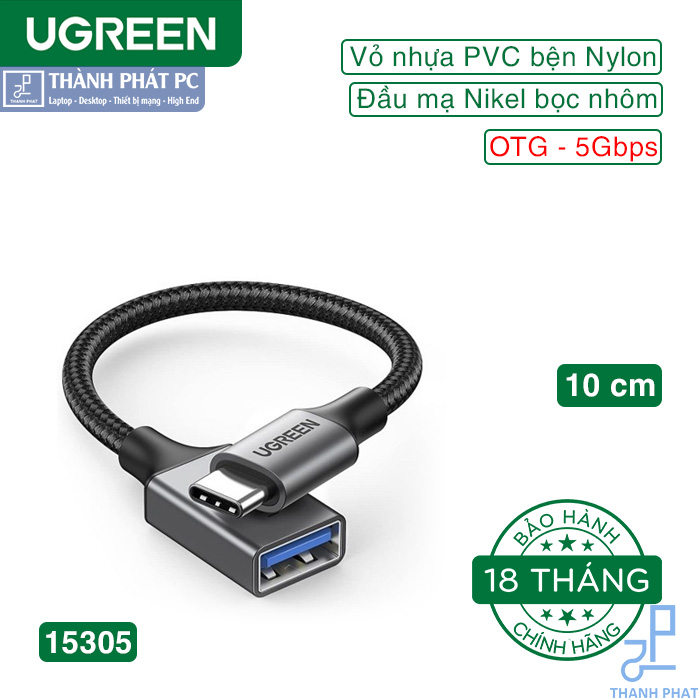 Cáp OTG USB Type-C to USB 3.0 Ugreen 15305