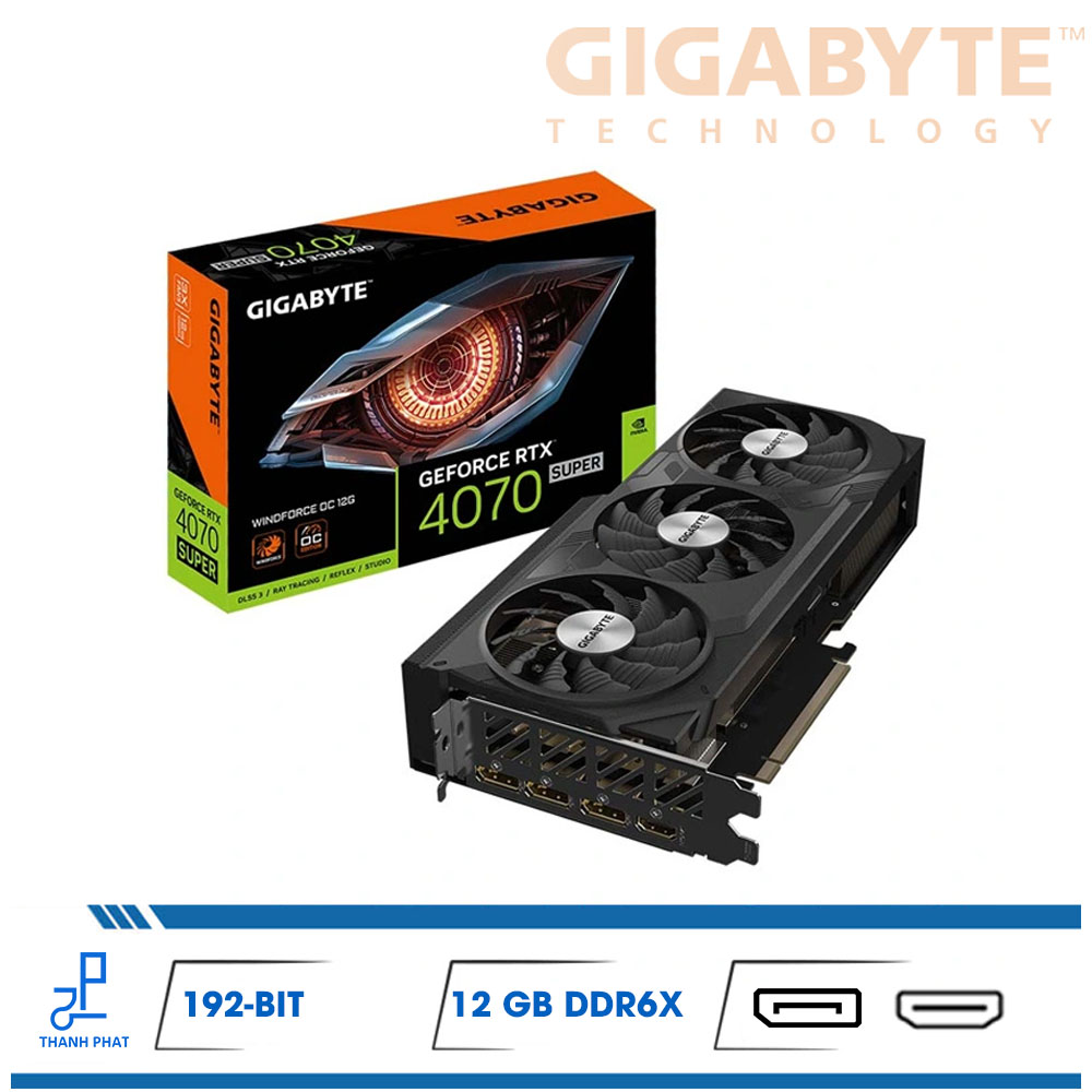 VGA Gigabyte Nvidia RTX 4070 Super Windforce OC 12G