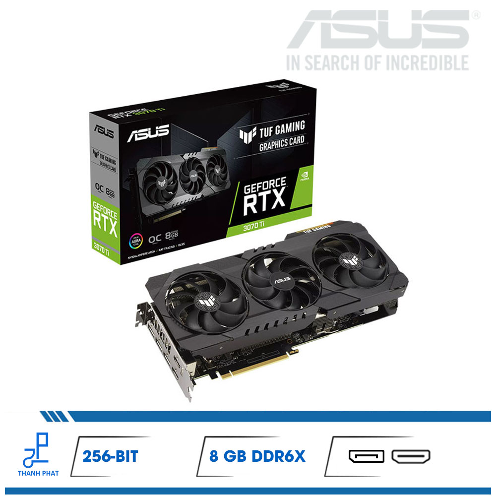 VGA Asus Tuf Gaming Geforce RTX 3070 TI V2 8GB