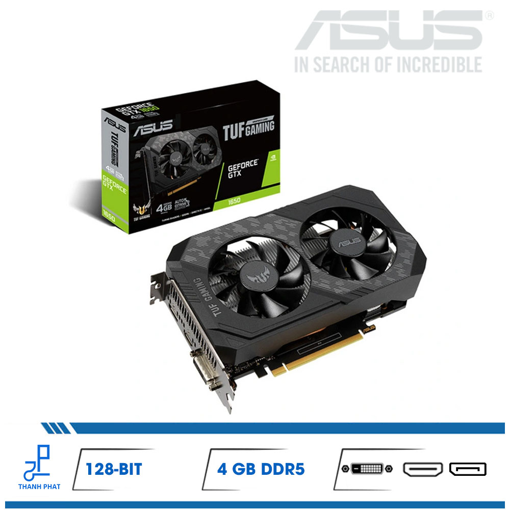 VGA Asus Tuf GTX 1650-4GD6 Gaming