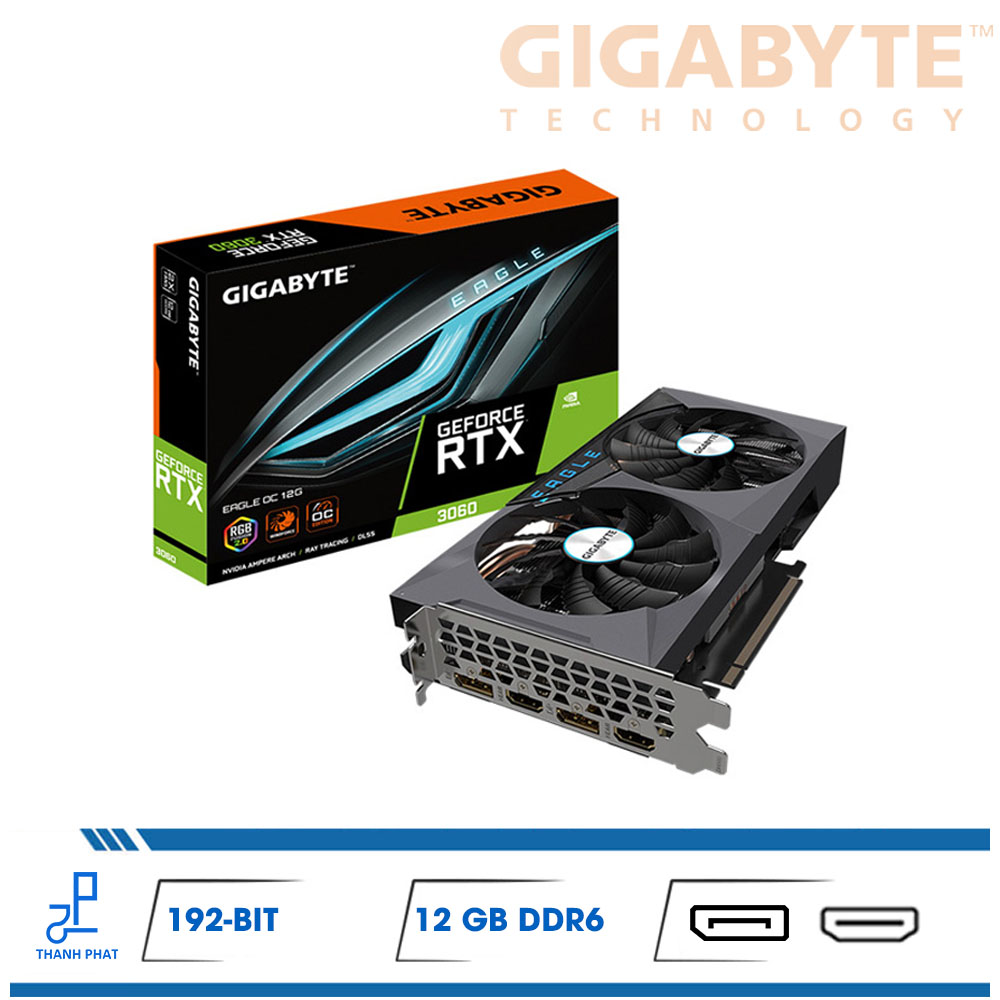 VGA Gigabyte Nvidia RTX 3060 Eagle OC 12G