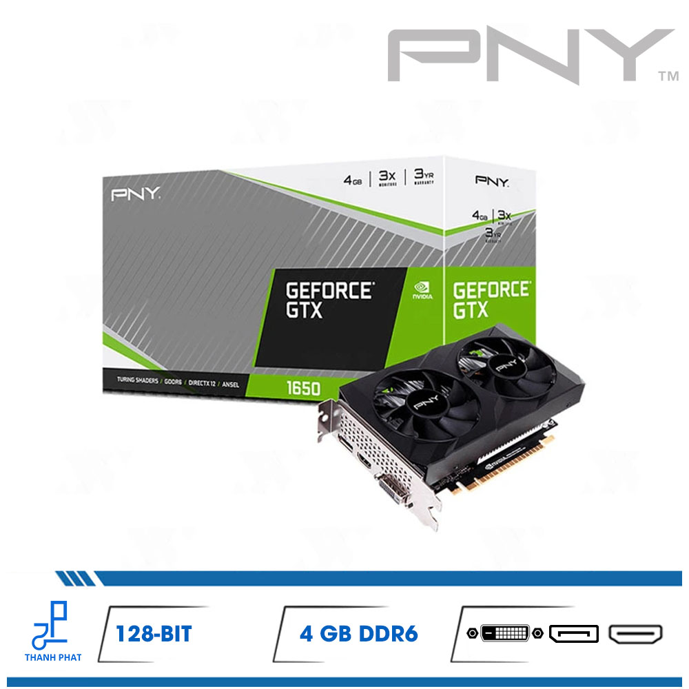 VGA PNY GTX 1650-4GB Dual Fan