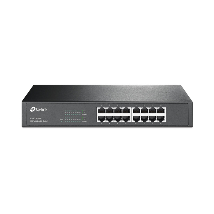 SWITCH TP-LINK TL-SG1016D (16 CỔNG 10/100/1000Mbps - VỎ KIM LOẠI)