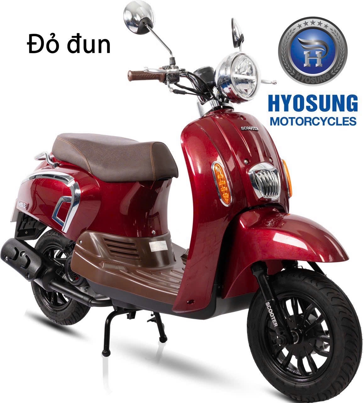 Xe ga HYOSUNG HSV3 50CC (màu đỏ đun)