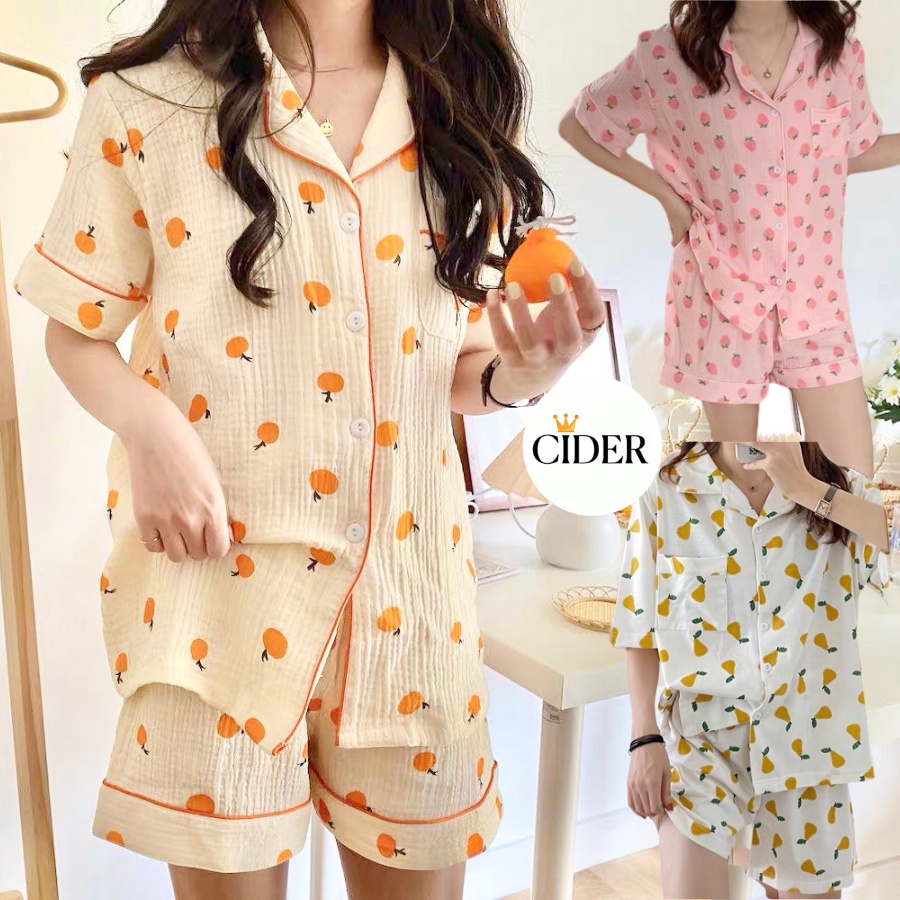 Đồ bộ nữ pijama mặc nhà, bộ ngủ dễ thương quần cộc áo cộc chất vải Đồ bộ nữ pijama mặc nhà, bộ ngủ dễ thương quần cộc áo cộc chất vải