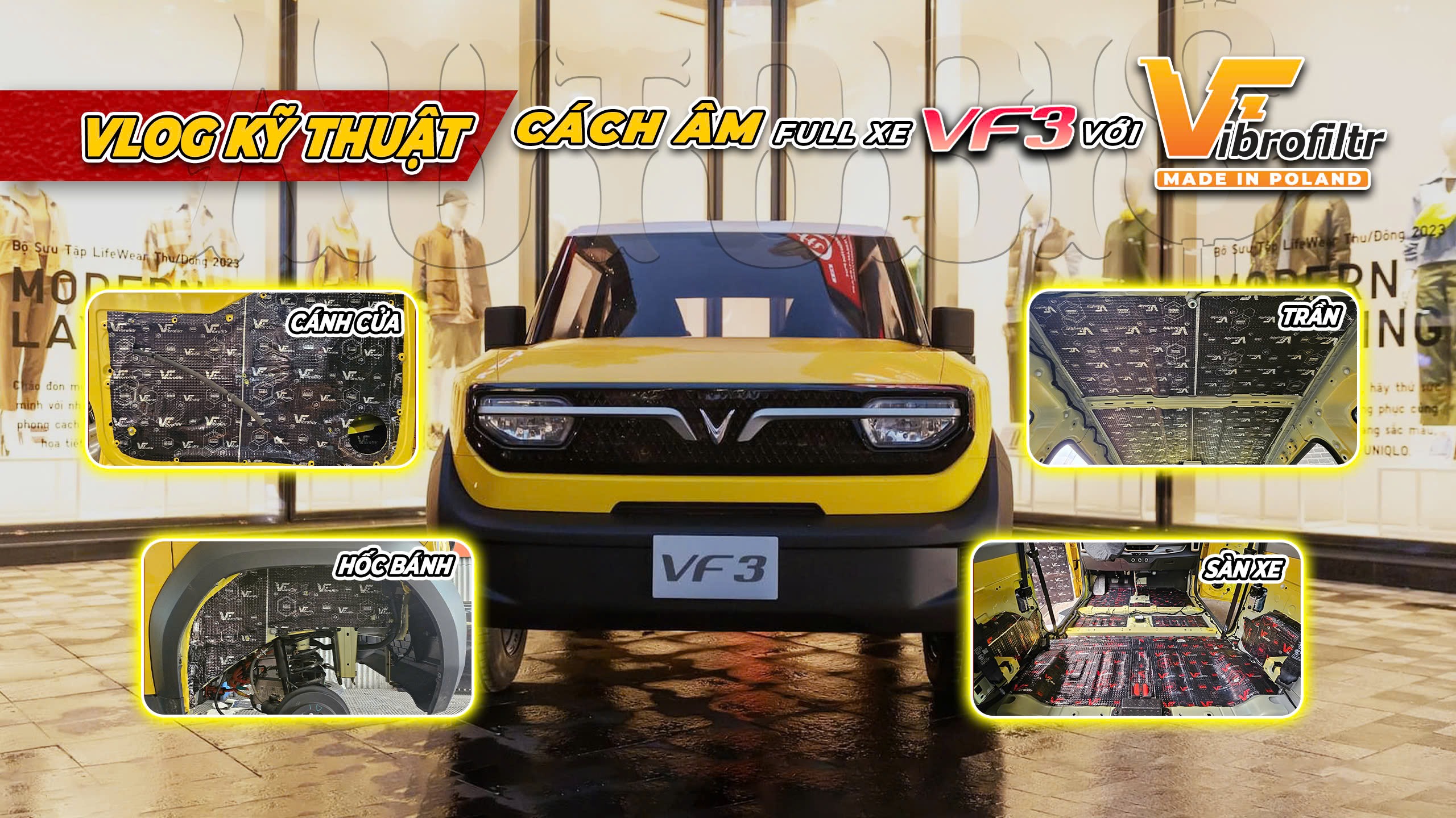 Cách Âm Chống Ồn | VinFast VF3 Tại Nghệ An