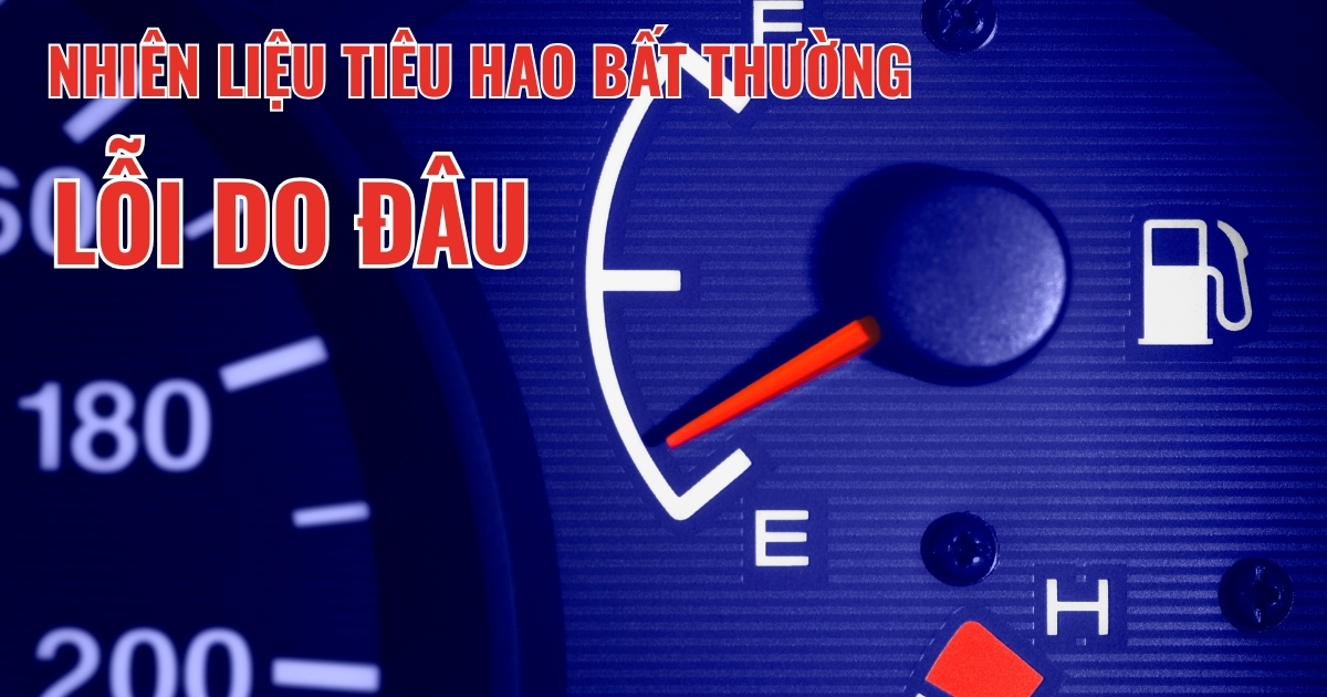 TIÊU HAO NHIÊN LIỆU TĂNG BẤT THƯỜNG – XE ĐANG BÁO BỆNH GÌ?