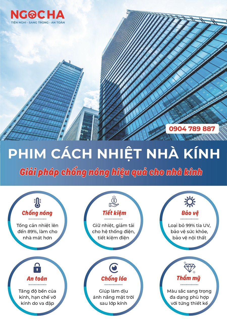 PHIM CÁCH NHIỆT NHÀ KÍNH