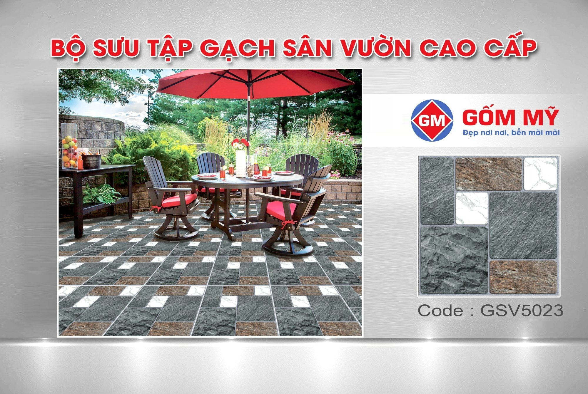 GẠCH SÂN VƯỜN CAO CẤP GSV5023