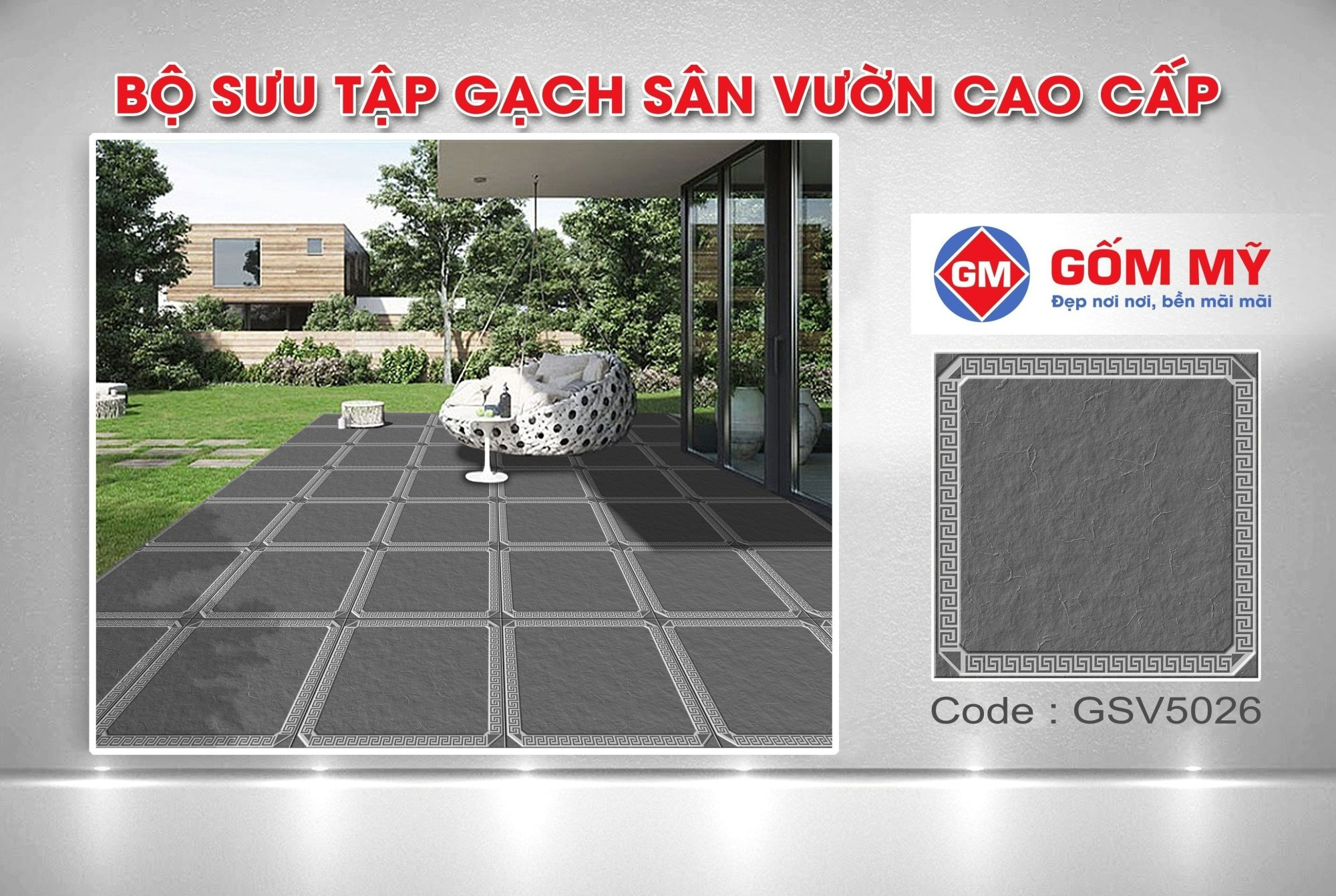 GẠCH SÂN VƯỜN CAO CẤP GSV5026