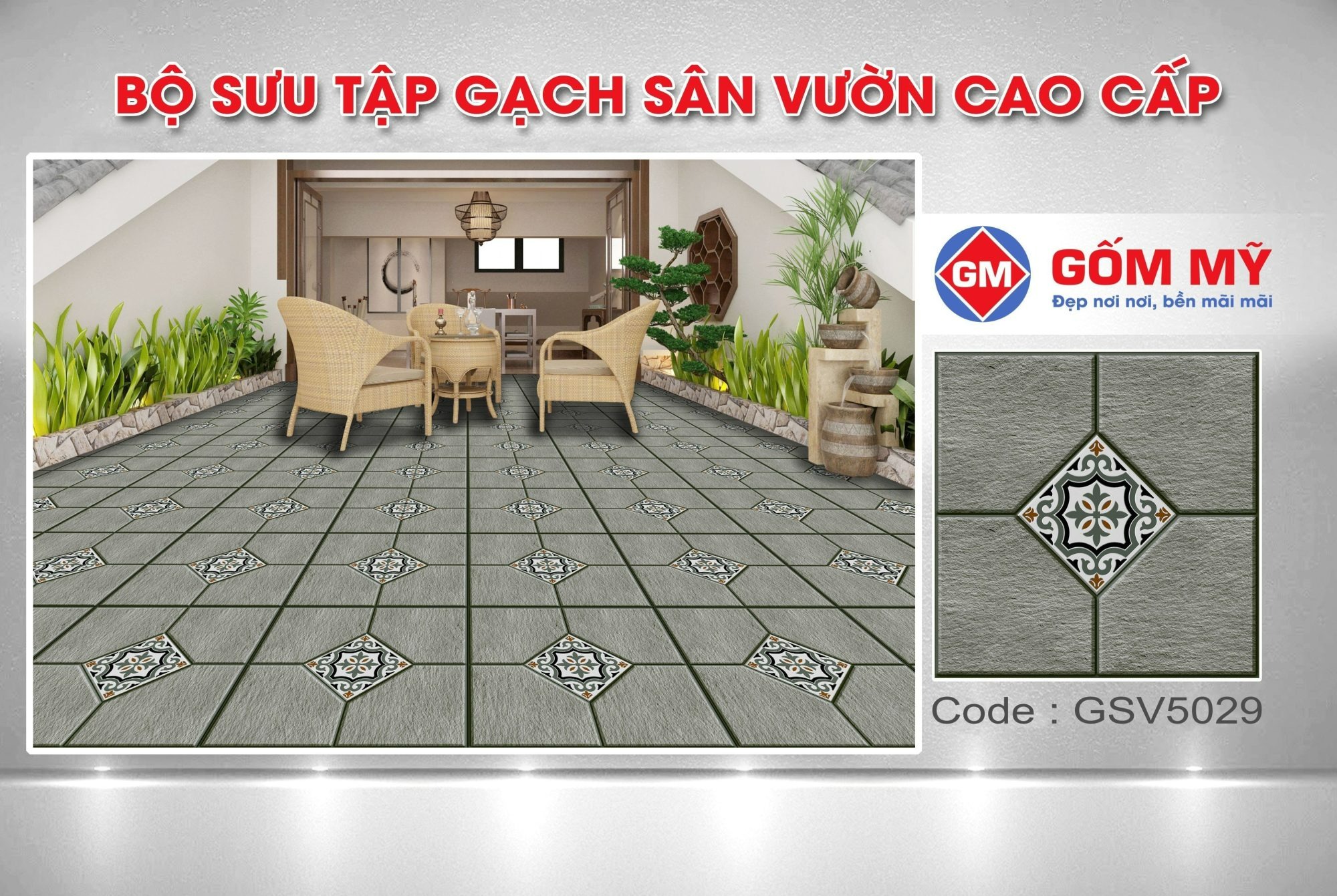 GẠCH SÂN VƯỜN CAO CẤP GSV5029