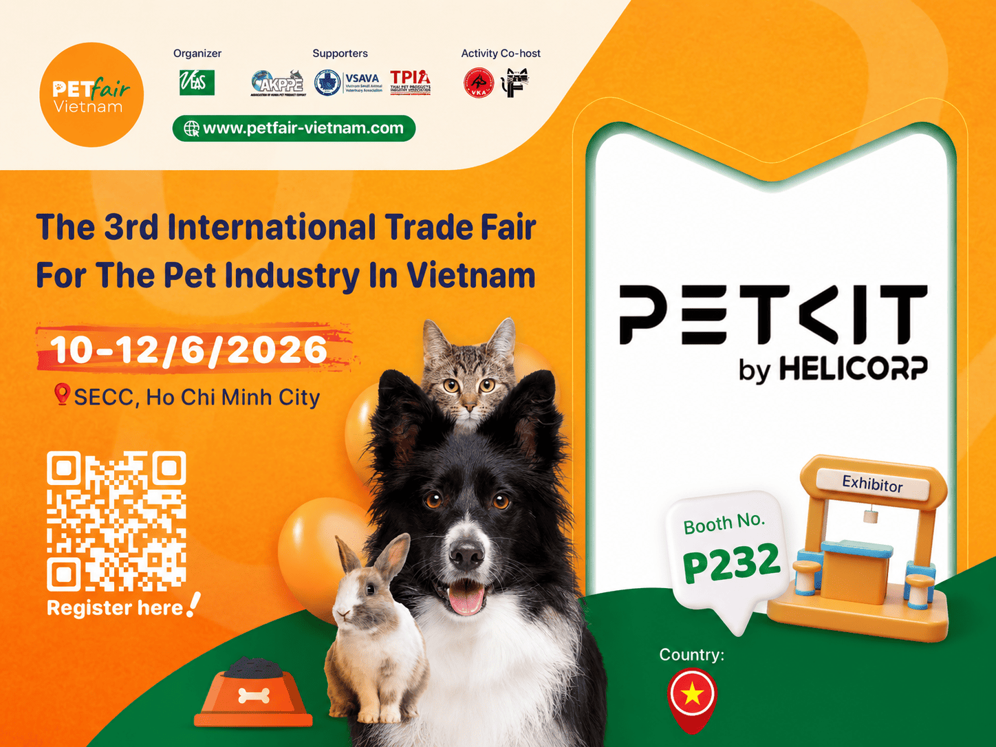 PETKIT x HeLiCorp: Tìm Kiếm Đối Tác Phân Phối Tại Petfair Vietnam 2026
