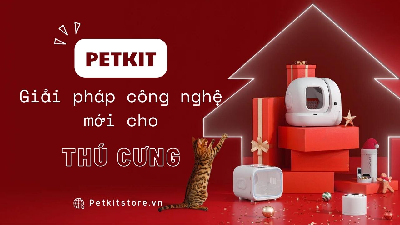 Đồ công nghệ cho thú cưng PETKIT giải pháp mới cho thú cưng và gia đình
