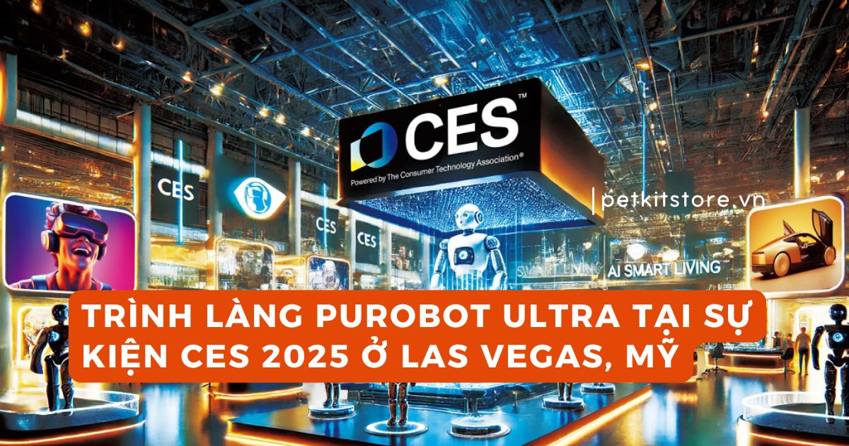 Petkit Purobot Ultra được trình làng tại sự kiện CES 2025 ở Las Vegas (Mỹ)