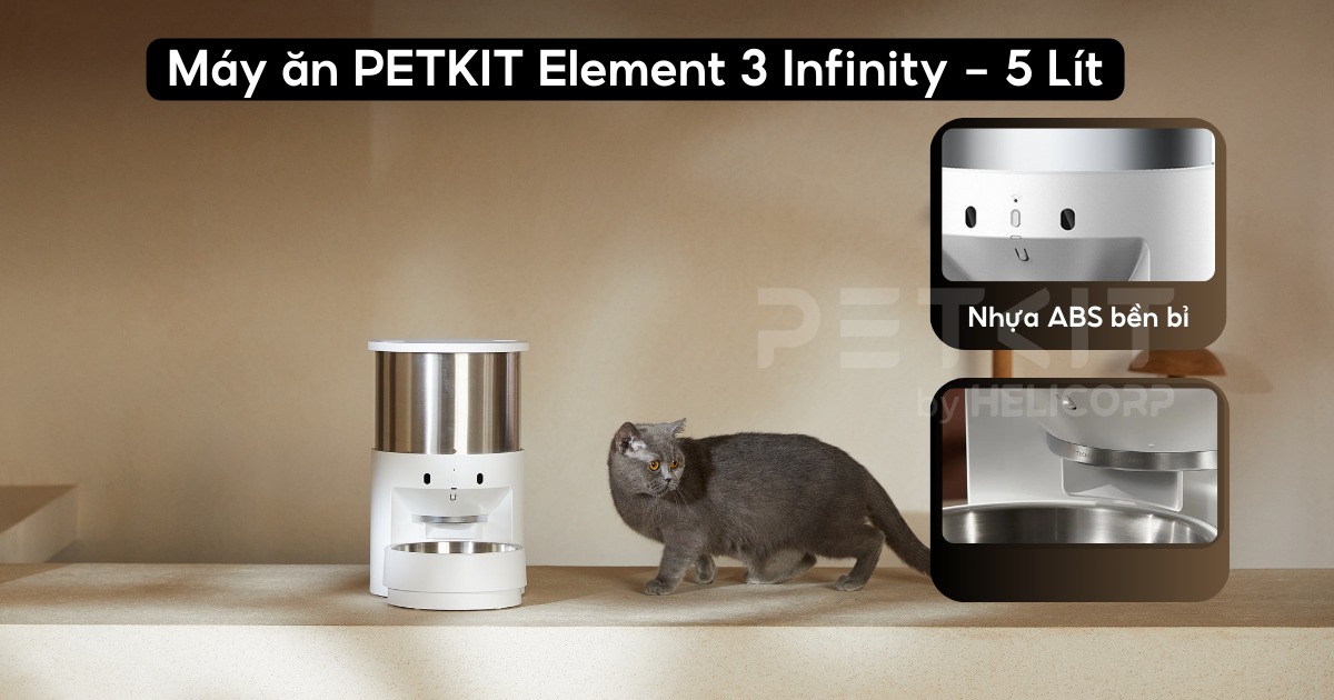máy cho ăn tự động PETKIT Element 3 Infinity