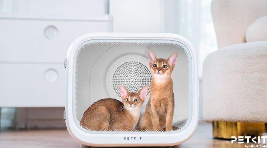 Máy sấy chó mèo PETKIT AirSalon Max có thiết kế thông minh và tiện lợi