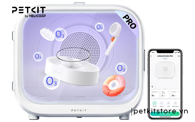 Sửa lồng sấy lông chó mèo