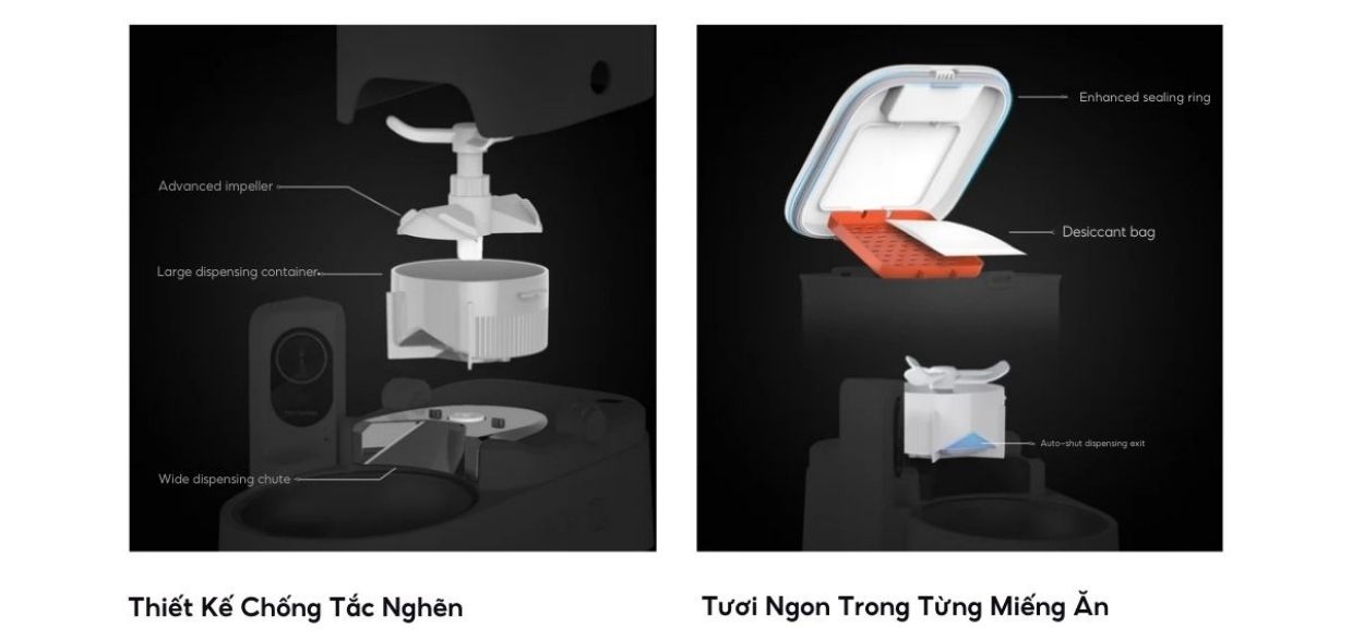 Máy ăn cho chó mèo Petkit Yumshare Solo 2