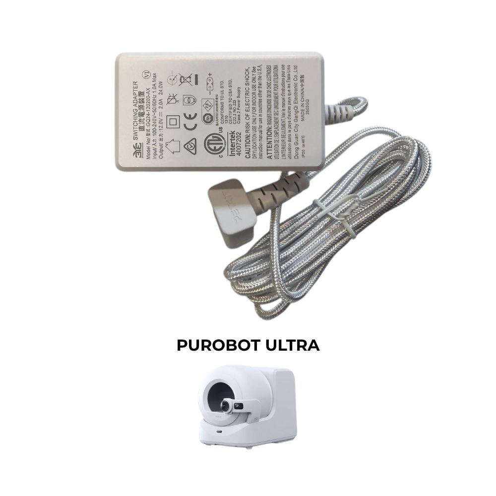 Dây nguồn/ Adapter máy dọn phân mèo Petkit Pura Max, Purobot Max Pro, Purobot Ultra