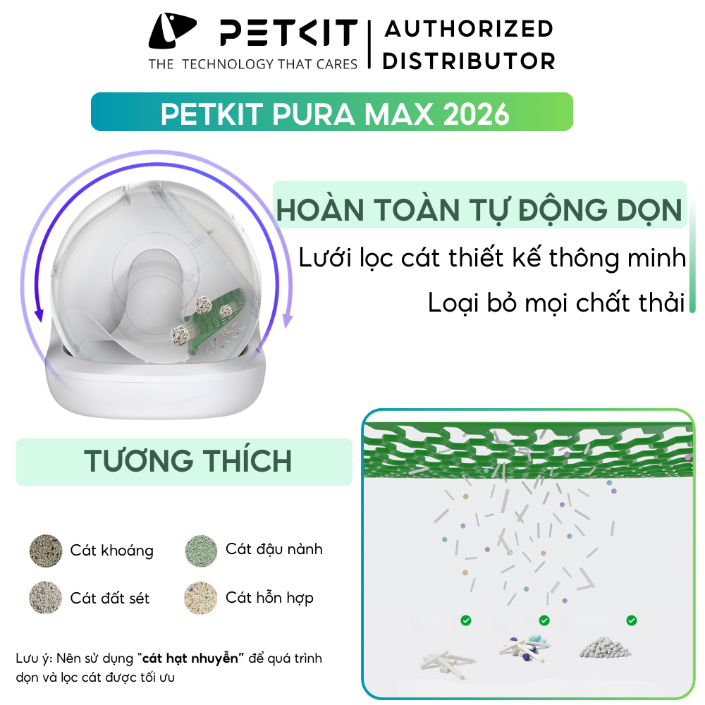 Máy dọn phân mèo Petkit Pura Max 2 2026