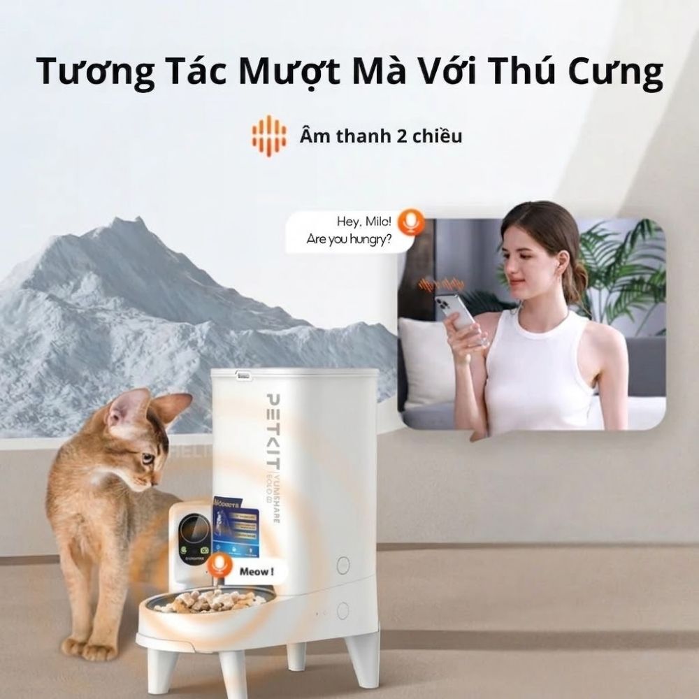 Máy ăn cho chó mèo Petkit Yumshare Solo 2