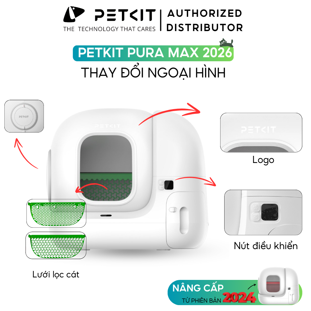 Máy dọn phân mèo Petkit Pura Max 2 2026