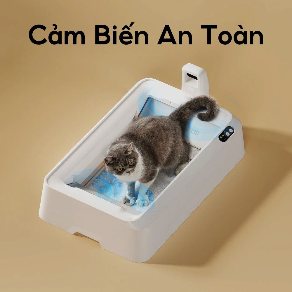 Máy Vệ Sinh Tự Động Cho Mèo PETKIT Purobot Crystal Duo có Camera AI