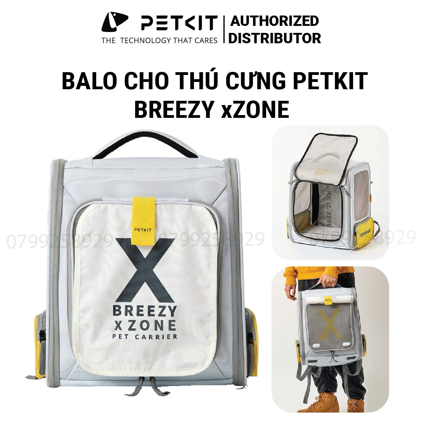 Balo chó mèo PETKIT Breezy xZONE
