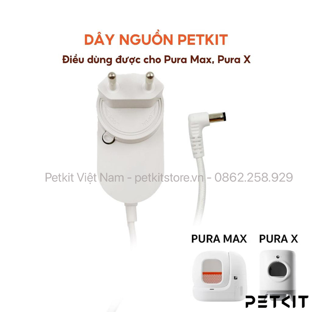 Dây nguồn máy dọn phân mèo PETKIT Pura Max, Pura X