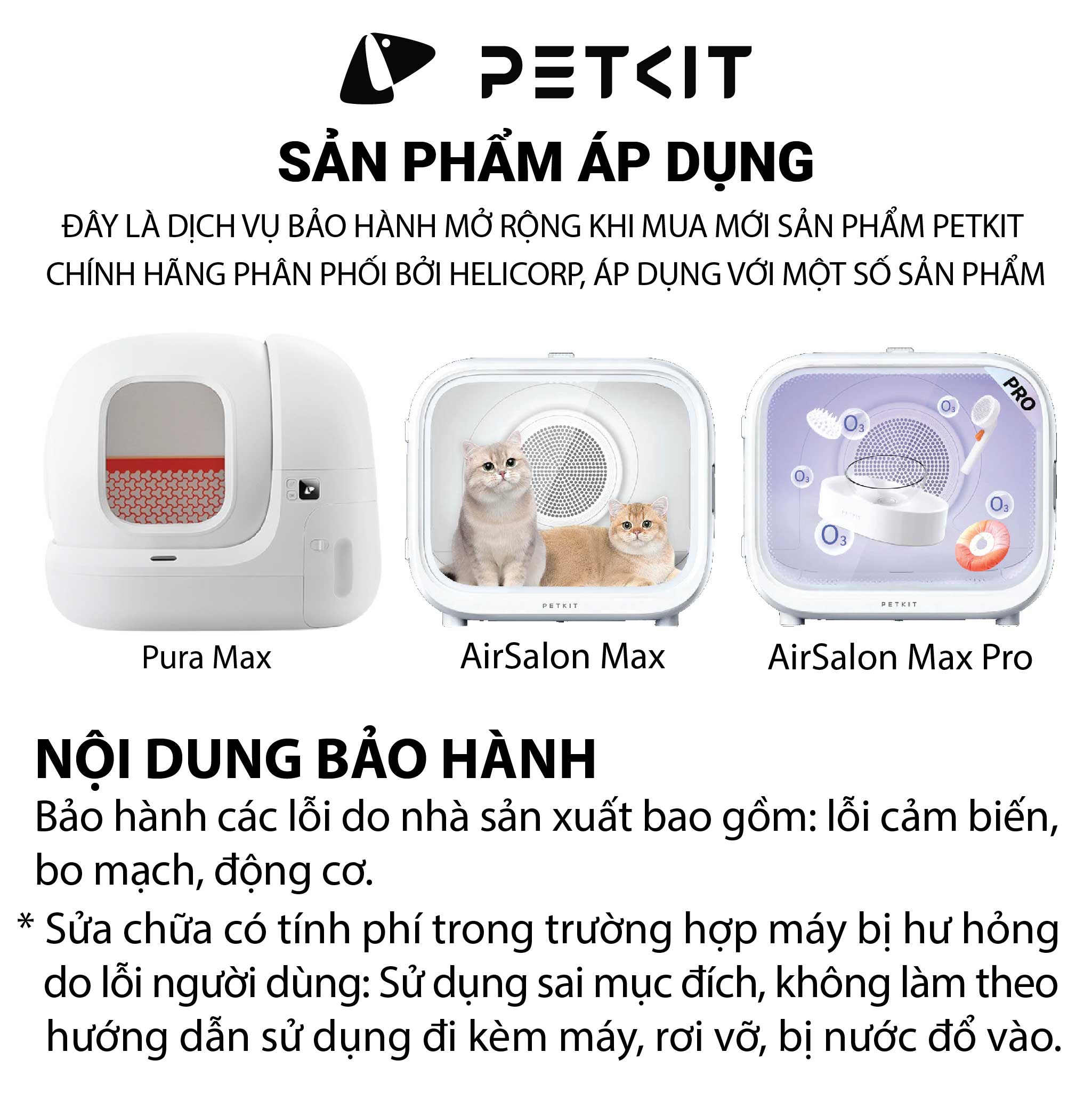 [DỊCH VỤ] 6 Tháng Bảo Hành Petkit Pura Max, AirSalon Max, AirSalon Max Pro