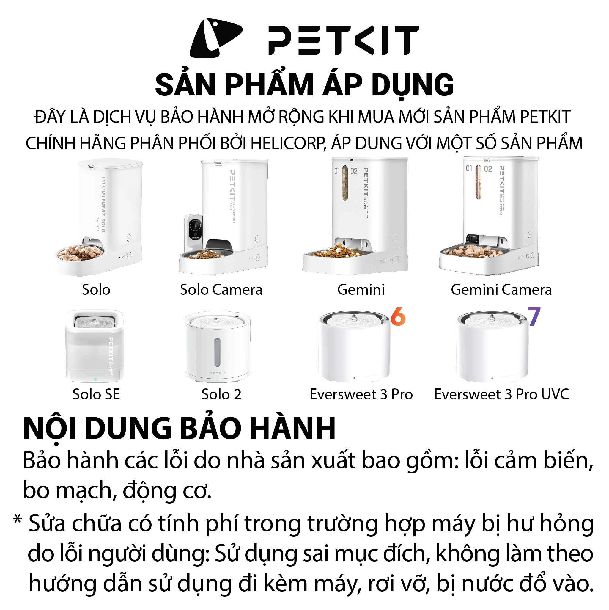[DỊCH VỤ] 6 Tháng Bảo Hành Máy Ăn Petkit, Máy Lọc Nước Petkit