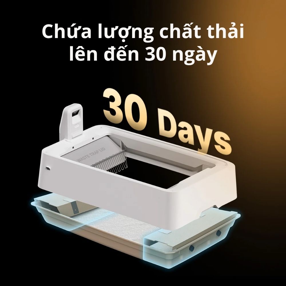 Khay Cát Vệ Sinh Cho Máy Vệ Sinh Tự Động cho Mèo PETKIT Purobot Crystal Duo