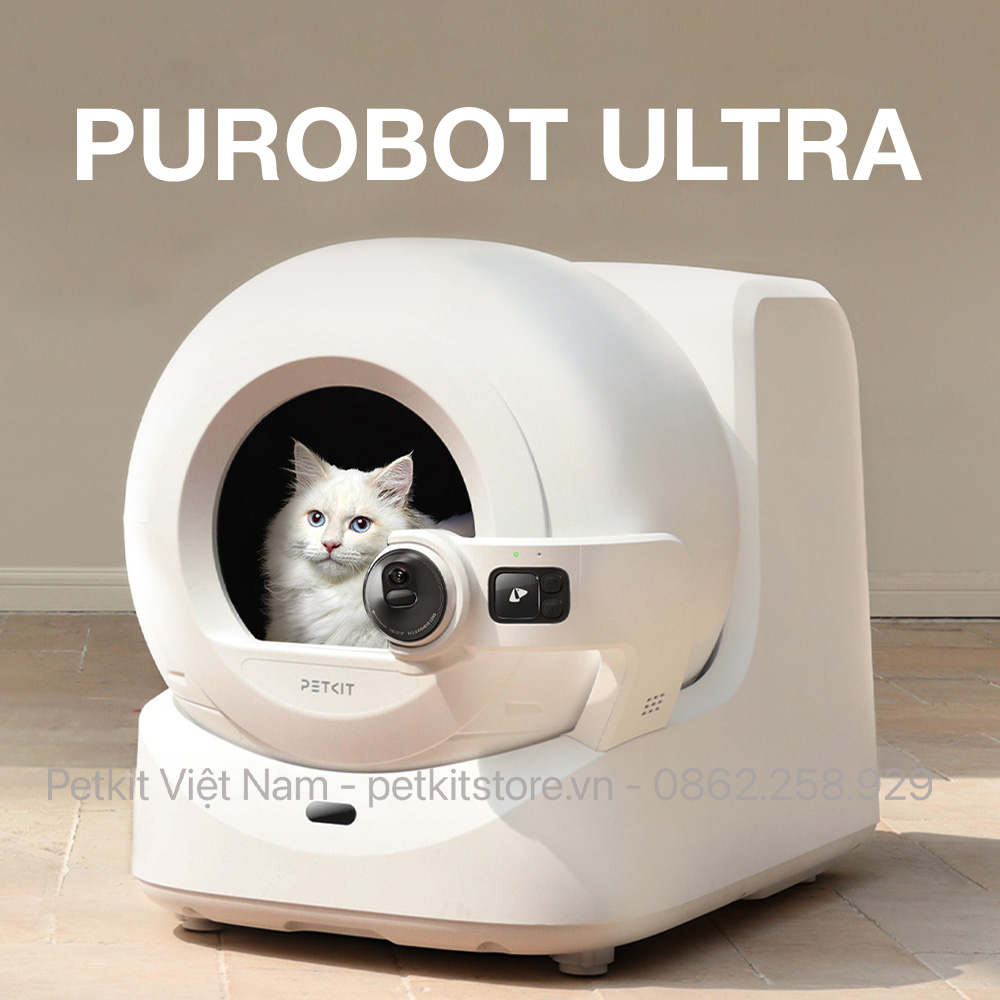 Máy dọn phân mèo Petkit Purobot Ultra có Camera AI - SẮP RA MẮT