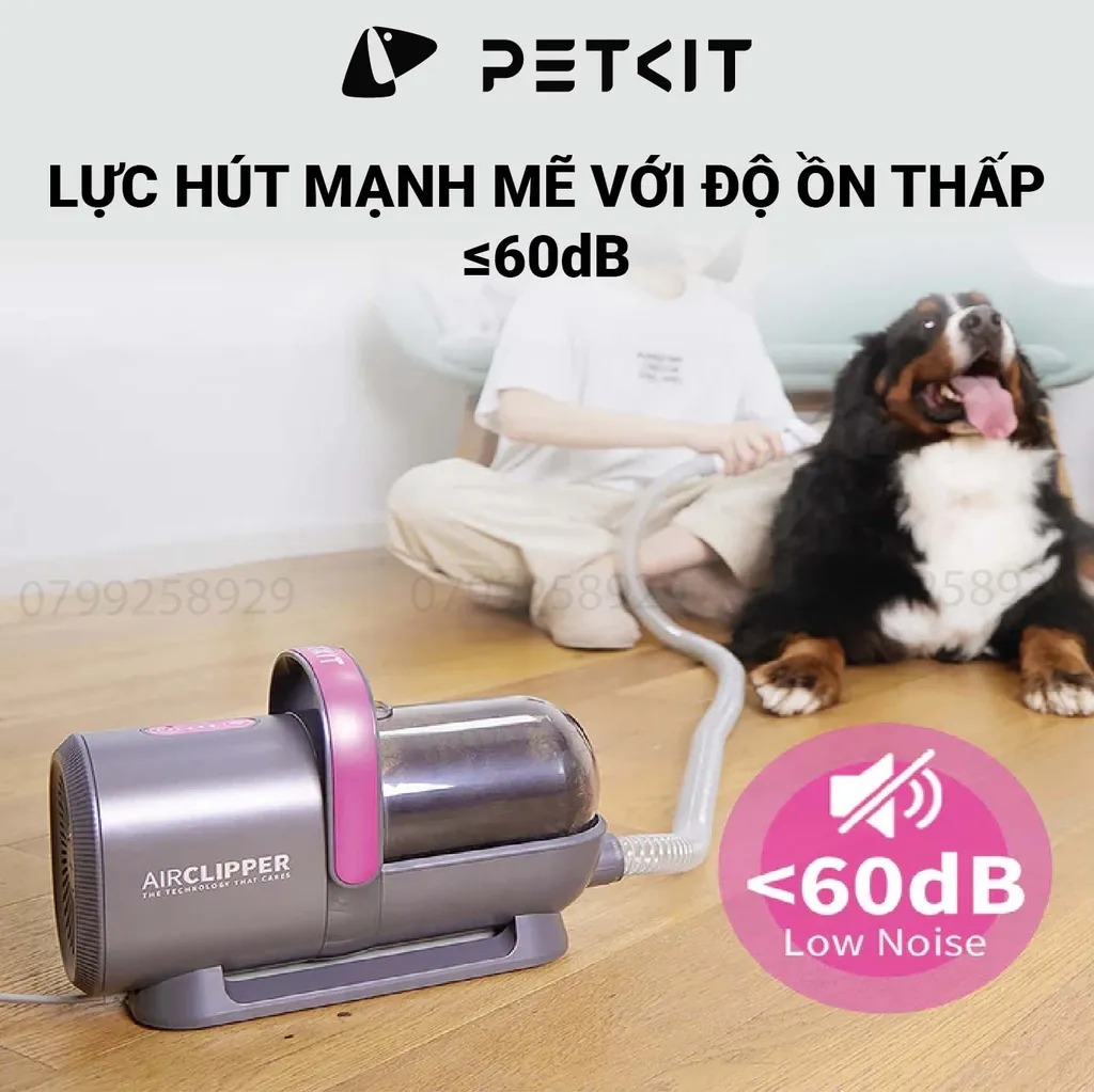 Máy Cắt, Tỉa, Chải, Hút Lông Chó Mèo PETKIT 5in1 Cao Cấp