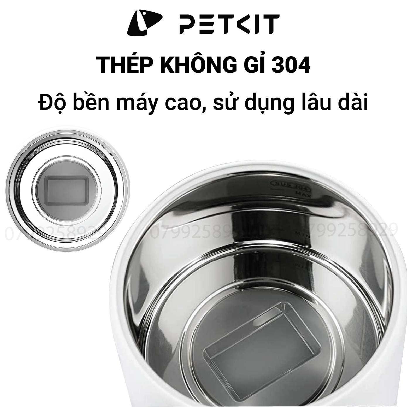 Máy Lọc Nước Cho Chó Mèo Bơm Không Dây Petkit EverSweet 3 Pro UVC