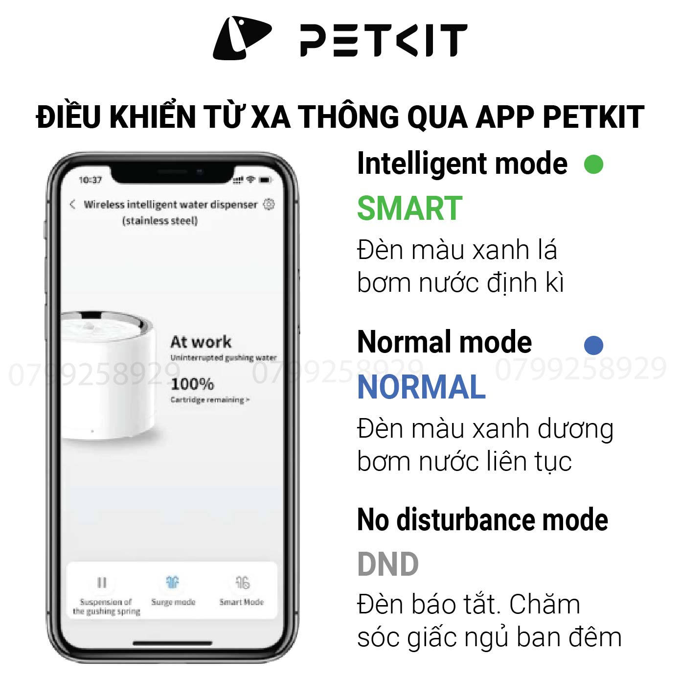 Máy lọc nước Petkit EverSweet 3 Pro - Bơm không dây