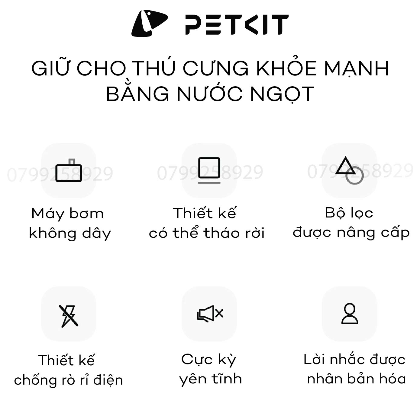 Máy lọc nước PETKIT Solo SE - Bơm không dây