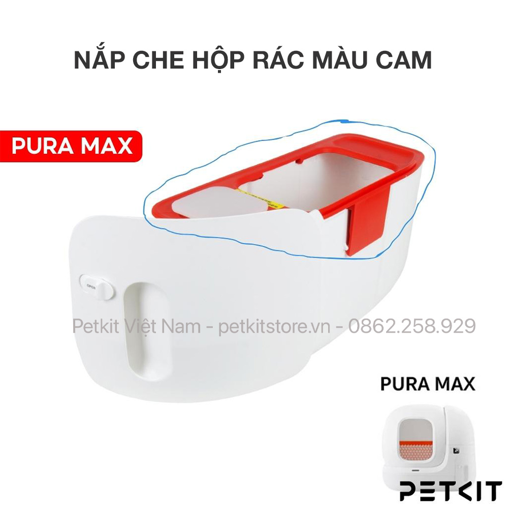 Nắp che hộp rác máy dọn phân mèo Pura MAX