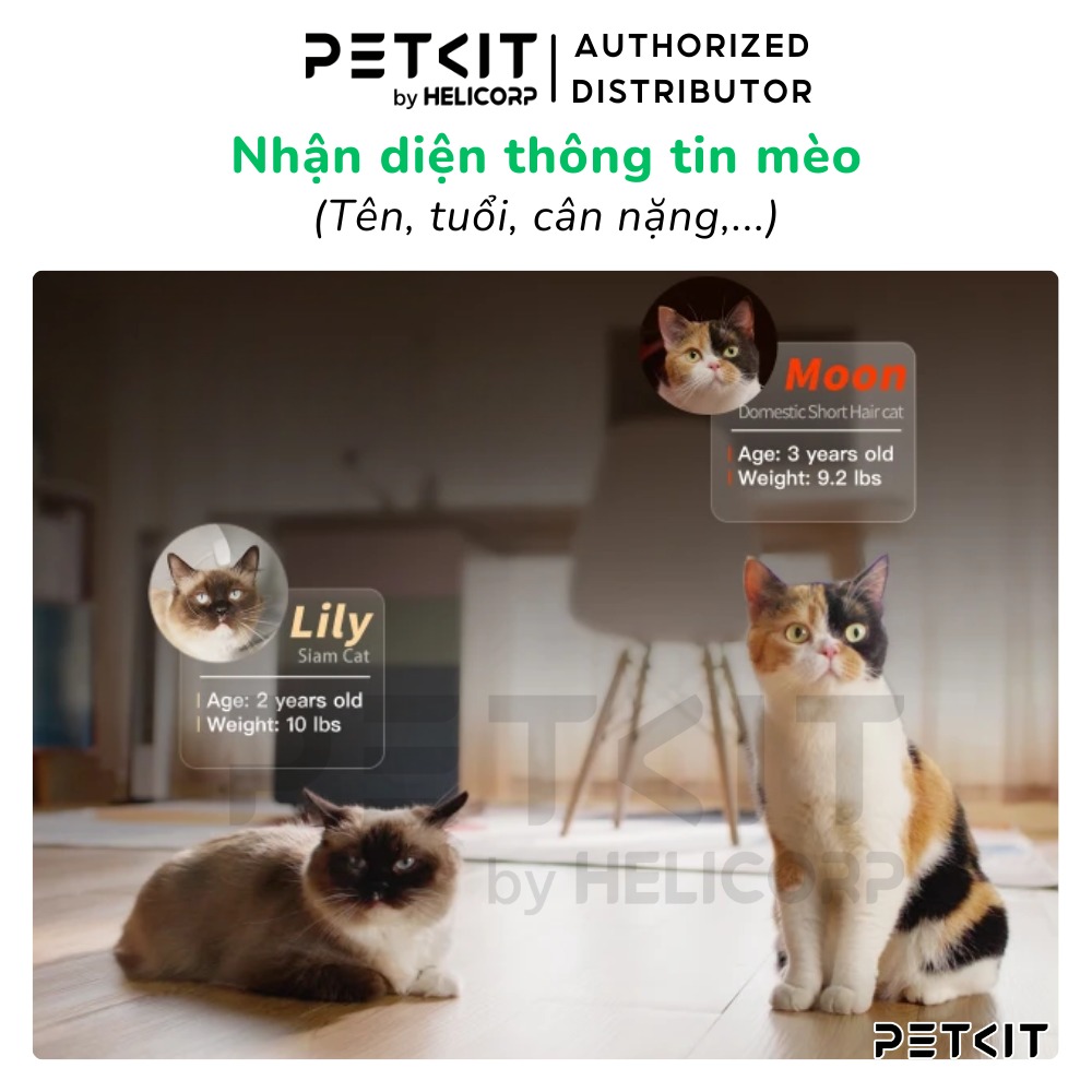 Máy dọn phân mèo PETKIT PUROBOT MAX PRO có Camera AI
