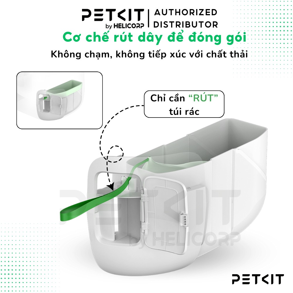 Máy dọn phân mèo PETKIT PUROBOT MAX PRO có Camera AI