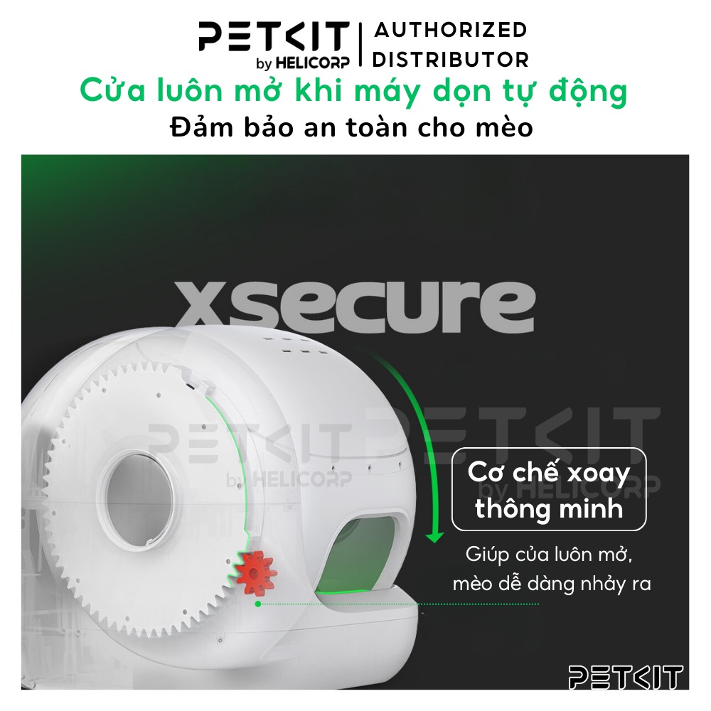 Máy dọn phân mèo PETKIT PUROBOT MAX PRO có Camera AI