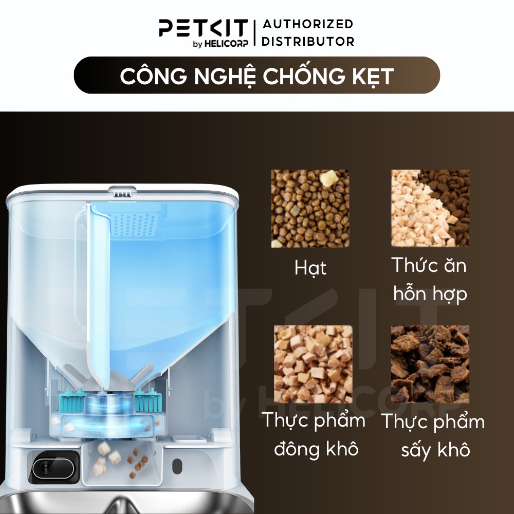 Máy ăn có camera PETKIT YumShare Dual-Hopper (Gemini) - 2 ngăn