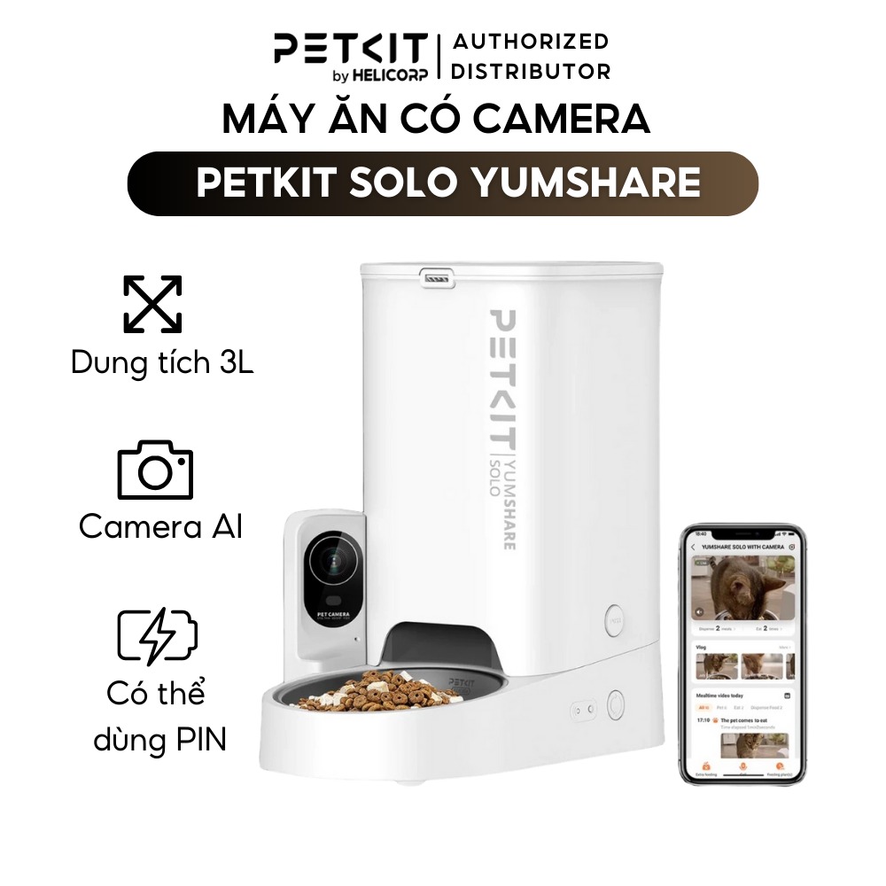 Máy ăn có camera Petkit Solo YumShare
