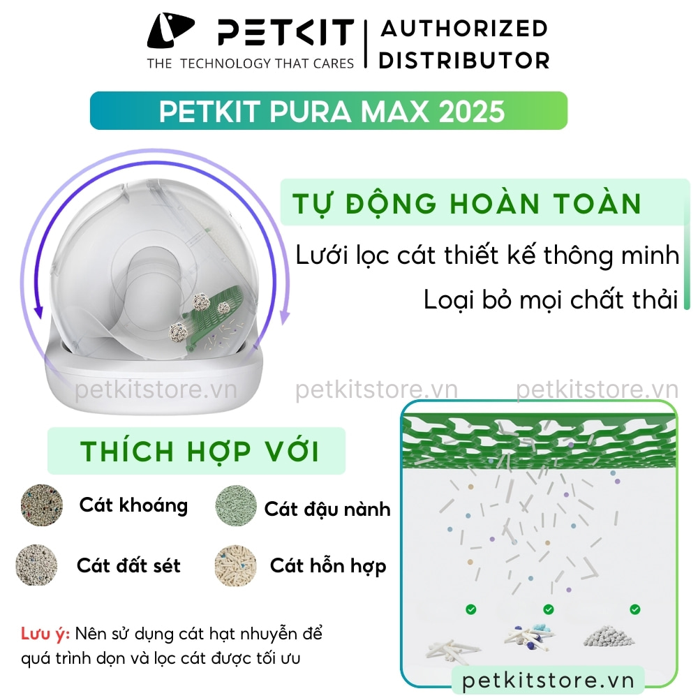 Máy dọn phân mèo Petkit Pura Max 2 2025