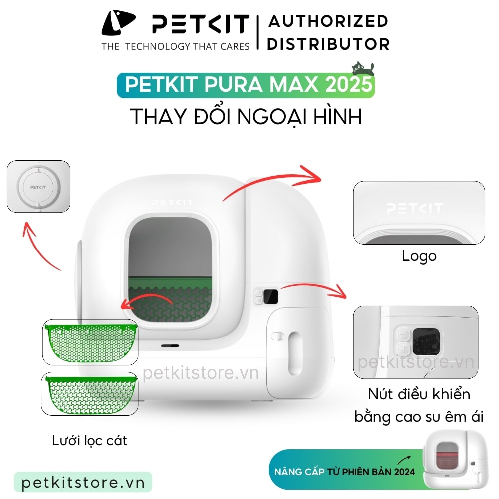 Máy dọn phân mèo Petkit Pura Max 2 2025