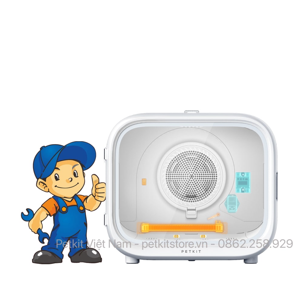 Sửa lồng sấy lông chó mèo Petkit